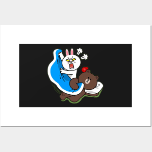 brown and cony Posters and Art